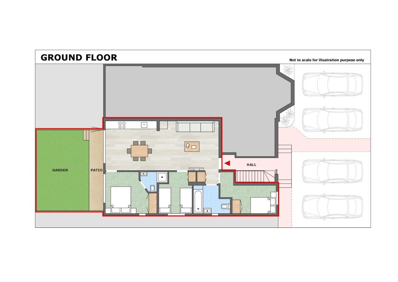 Star London Vivian Avenue 3-Bed Oasis With Garden Apartment The Hyde Luaran gambar
